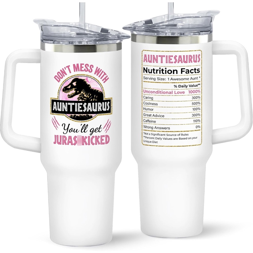 40 Oz Stainless Steel Tumbler gift for Aunt  NWT